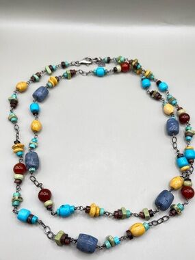 Silpada Multi Stone Long Necklace N1676